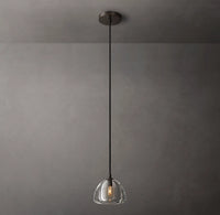 WOMO 7 Inch Crystal Pendant Light - Hemisphere
