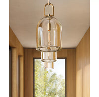 WOMO Cloche Crystal Pendant Light - Botanist