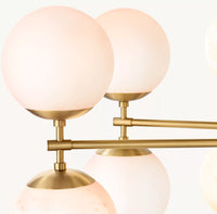 WOMO Alabaster Bubble Chandelier - Cirque