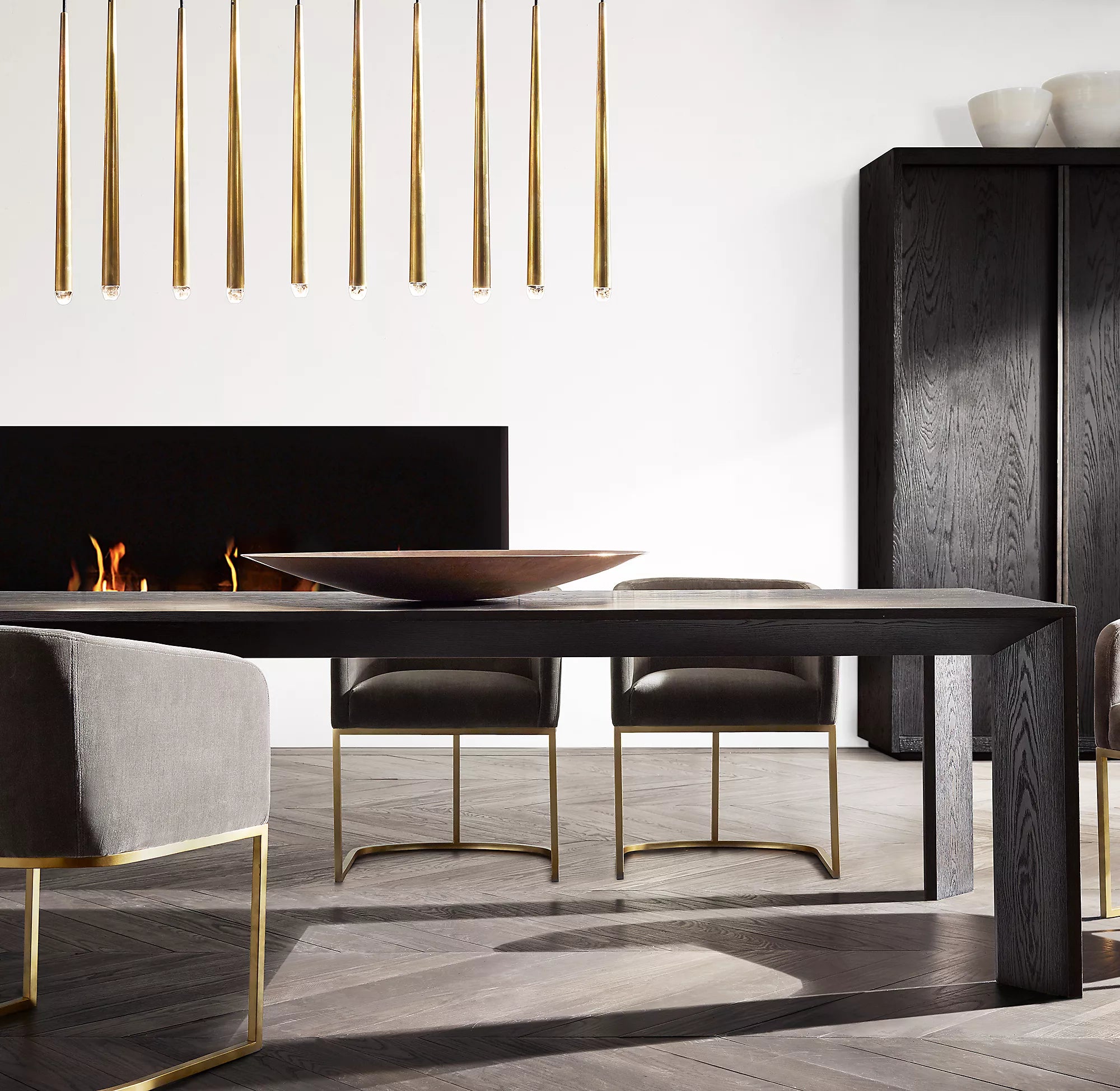 WOMO Pin Linear Chandelier - Aquitaine
