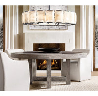 WOMO Alabaster Round Chandelier – Harlow