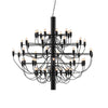 WOMO Tiered Modern Candle Chandelier-WM2203 thumbnail