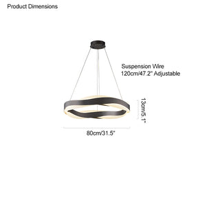 WOMO Wave Circular LED Chandelier-WM2195