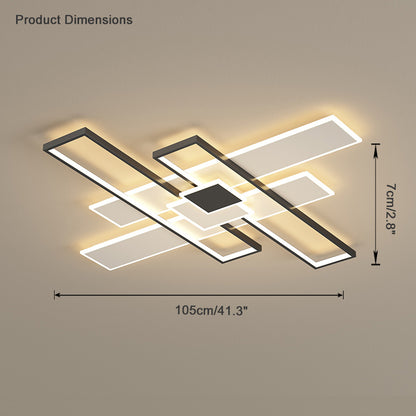 WOMO Rectangle Ceiling Light-WM1086