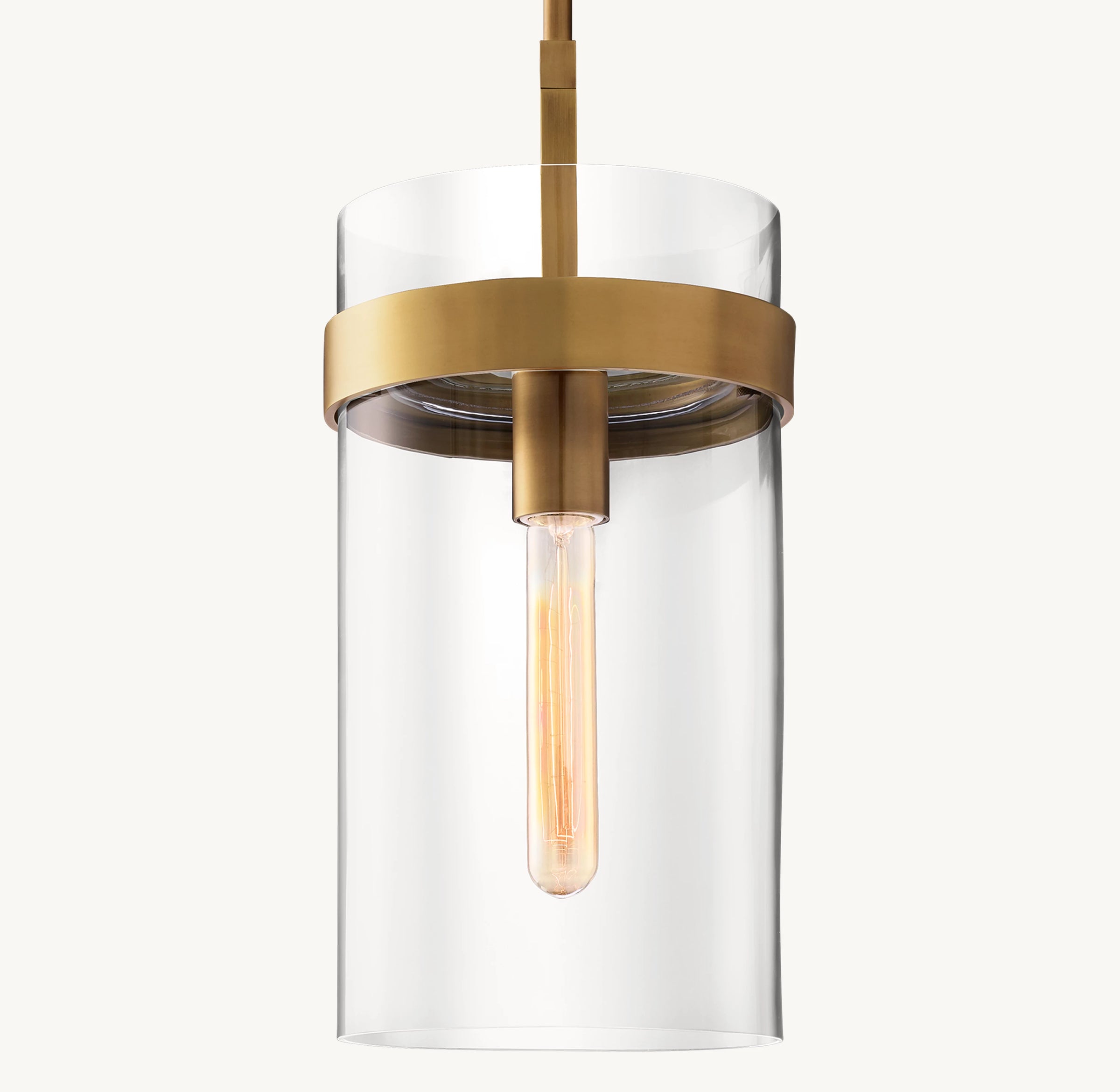 WOMO Cylindrical Glass Pendant Light - Ravelle