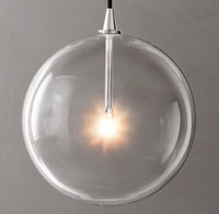 WOMO 6 Inch Blown Glass Globe Pendant Light - Mobile