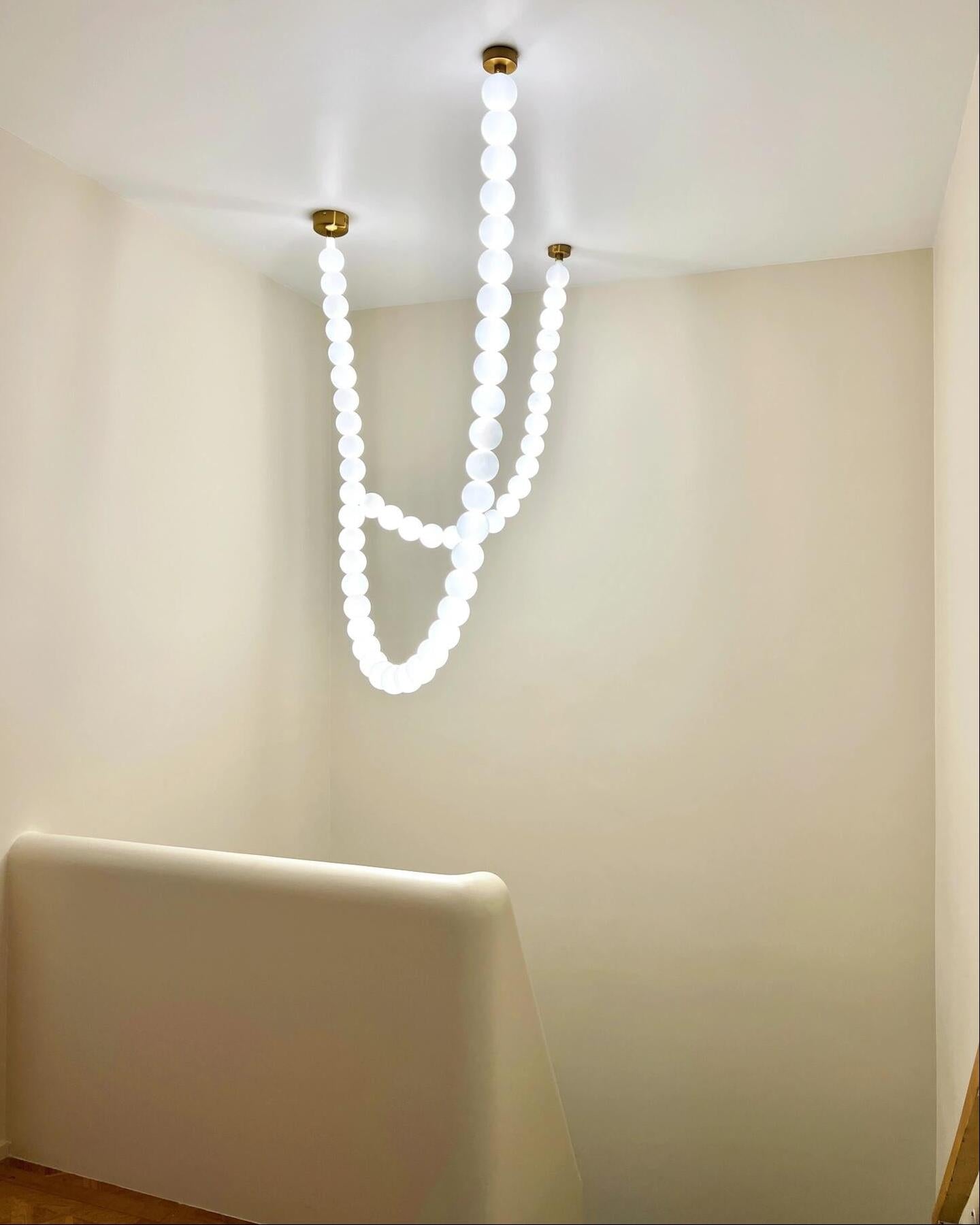 WOMO X-Pearl Necklace Chandelier-WM2799