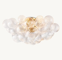 WOMO Glass bubble Flush Mount Ceiling Light- Talia