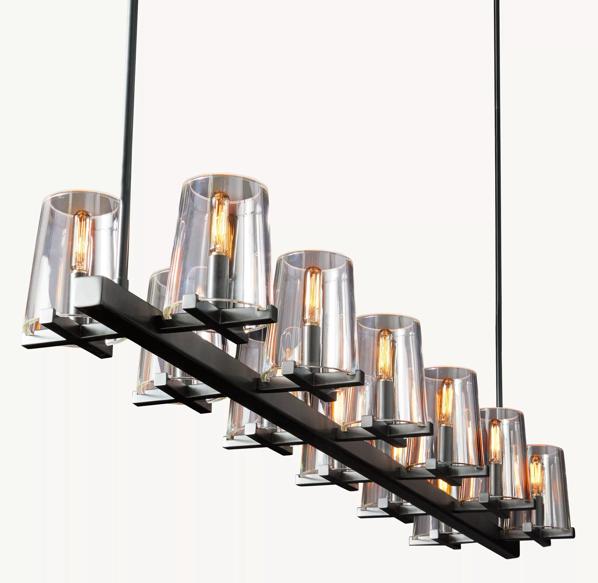 WOMO Hurricane Candle Linear Chandelier - Pauillac