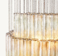WOMO Tronchi Murano Glass Tiered Chandelier - Serenella