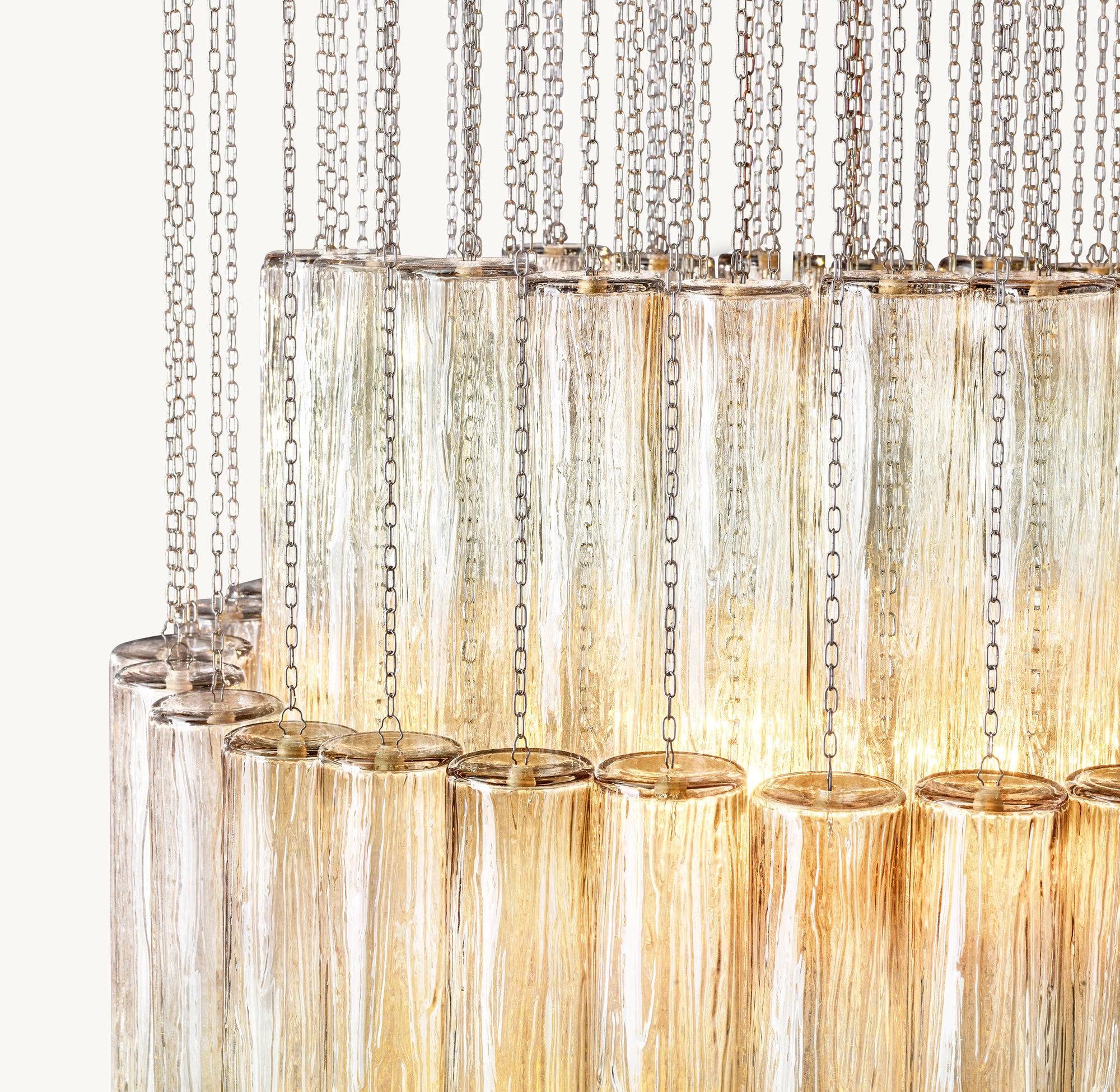 WOMO Tronchi Murano Glass Tiered Chandelier - Serenella