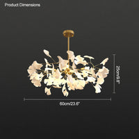WOMO Gingko Leaf Chandelier-WM2205