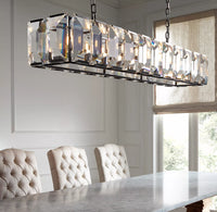 WOMO Crystal Rectangular Chandelier – Harlow