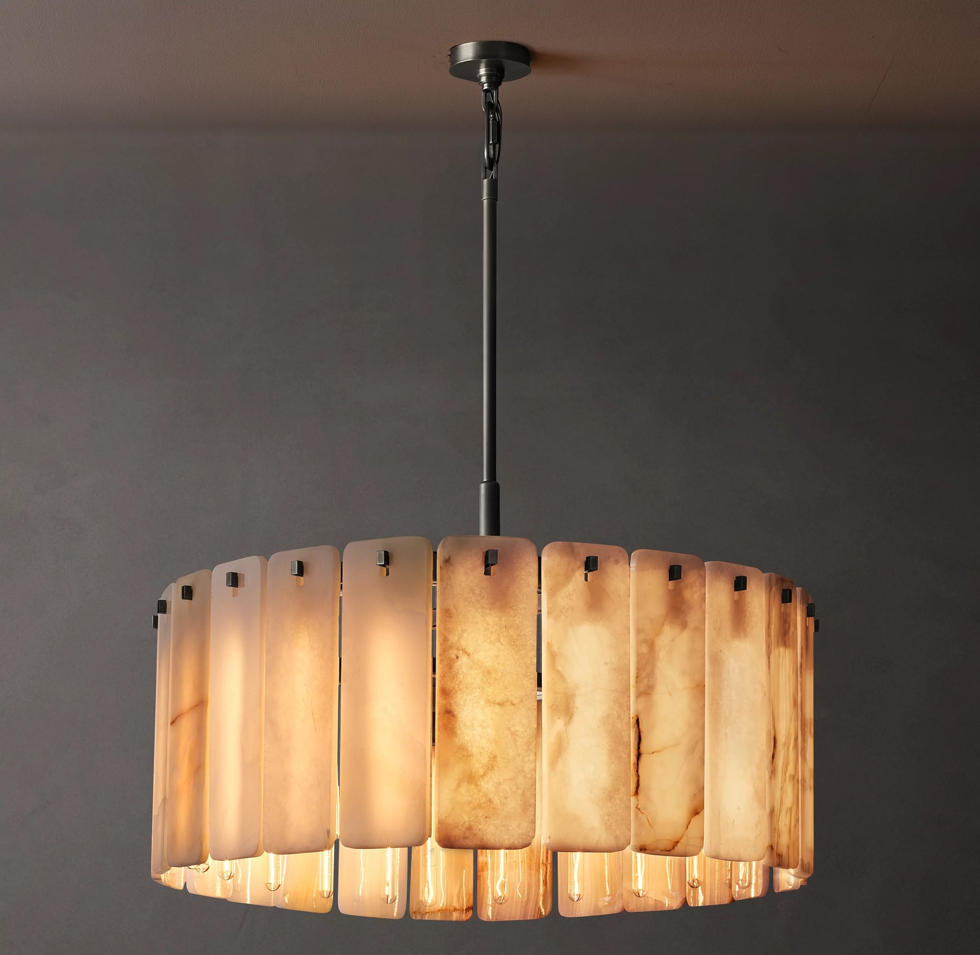 WOMO Alabaster Round Chandelier - Calamette