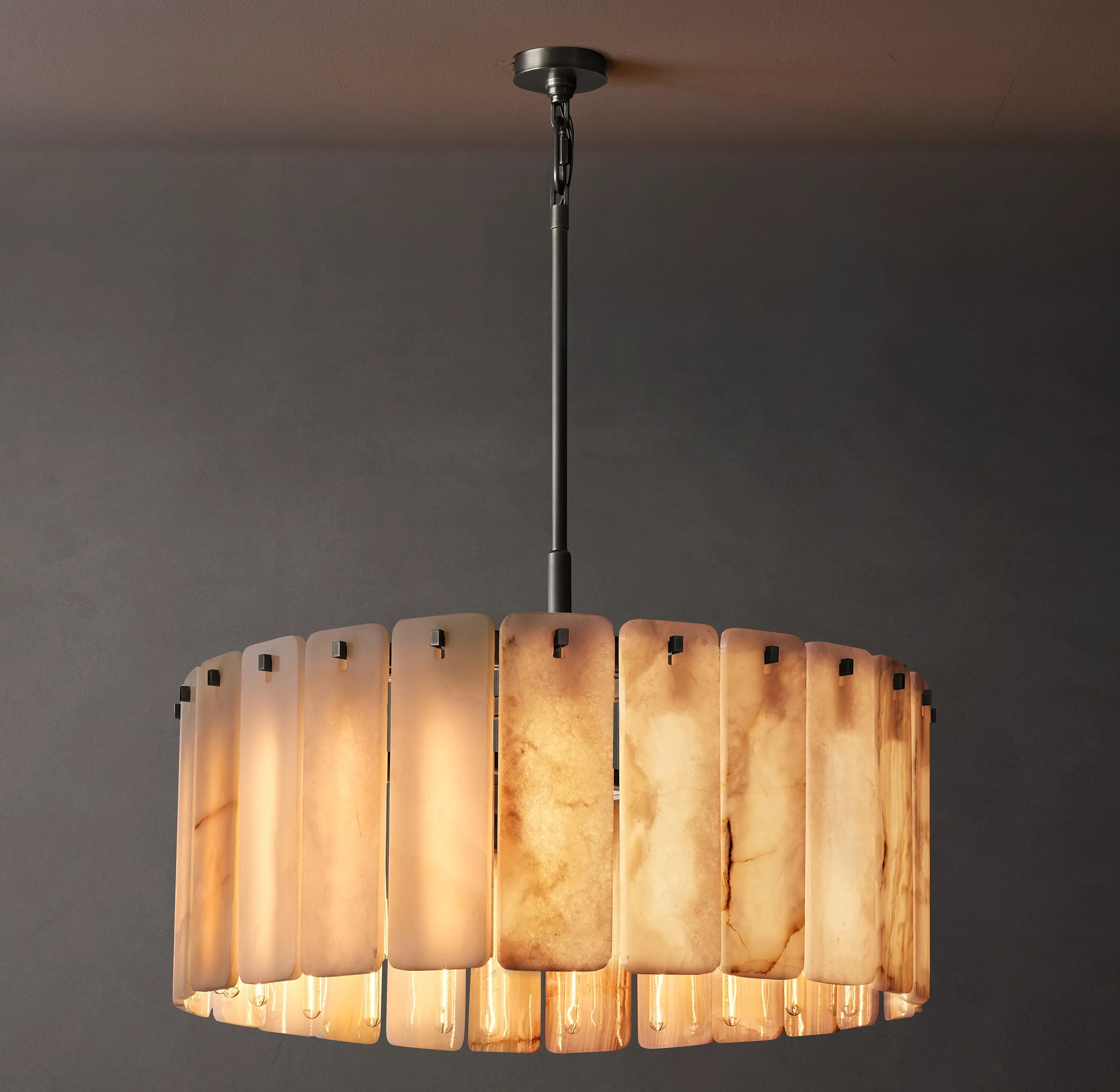 WOMO Alabaster Round Chandelier - Calamette