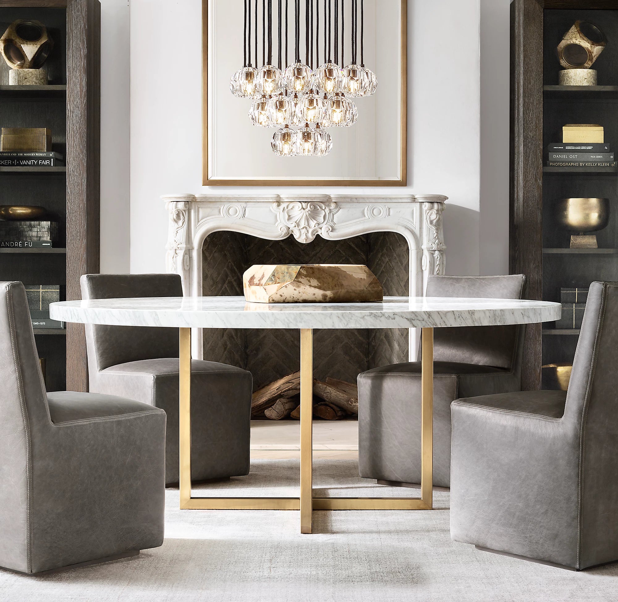 WOMO Crystal Cluster Chandelier – Boule