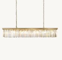 WOMO Crystal Prism Rectangular Chandelier - Rhys