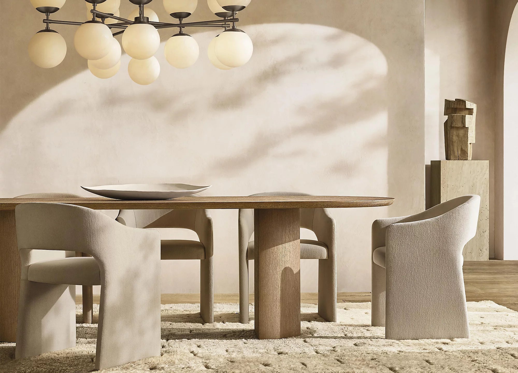 WOMO Alabaster Bubble Chandelier - Cirque