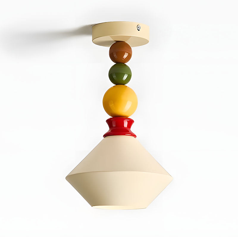 WOMO Mid‑Century Colorful Bead Pendant Light-WM3239