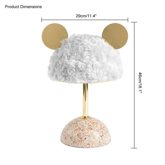 WOMO Cute Mickey/Minnie Terrazzo Table Lamp for Children-WM8017