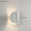 WOMO Adjustable Half Shade Wall Sconce-WM6013 thumbnail
