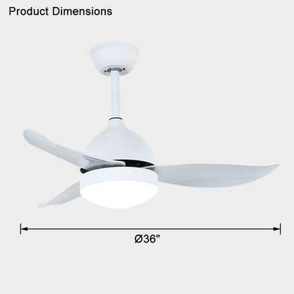 WOMO 3 Blade Scandi Ceiling Fan Lamp-WM5103