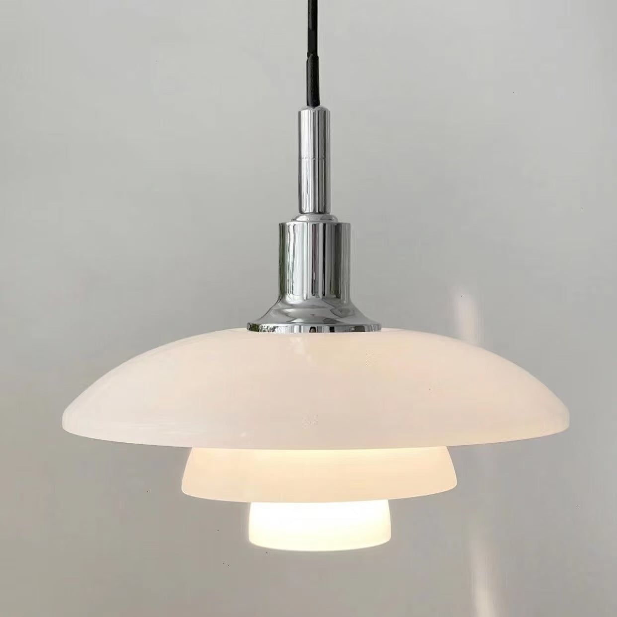 WOMO Danish Designer Milk Glass Pendant Lamp-WM2116