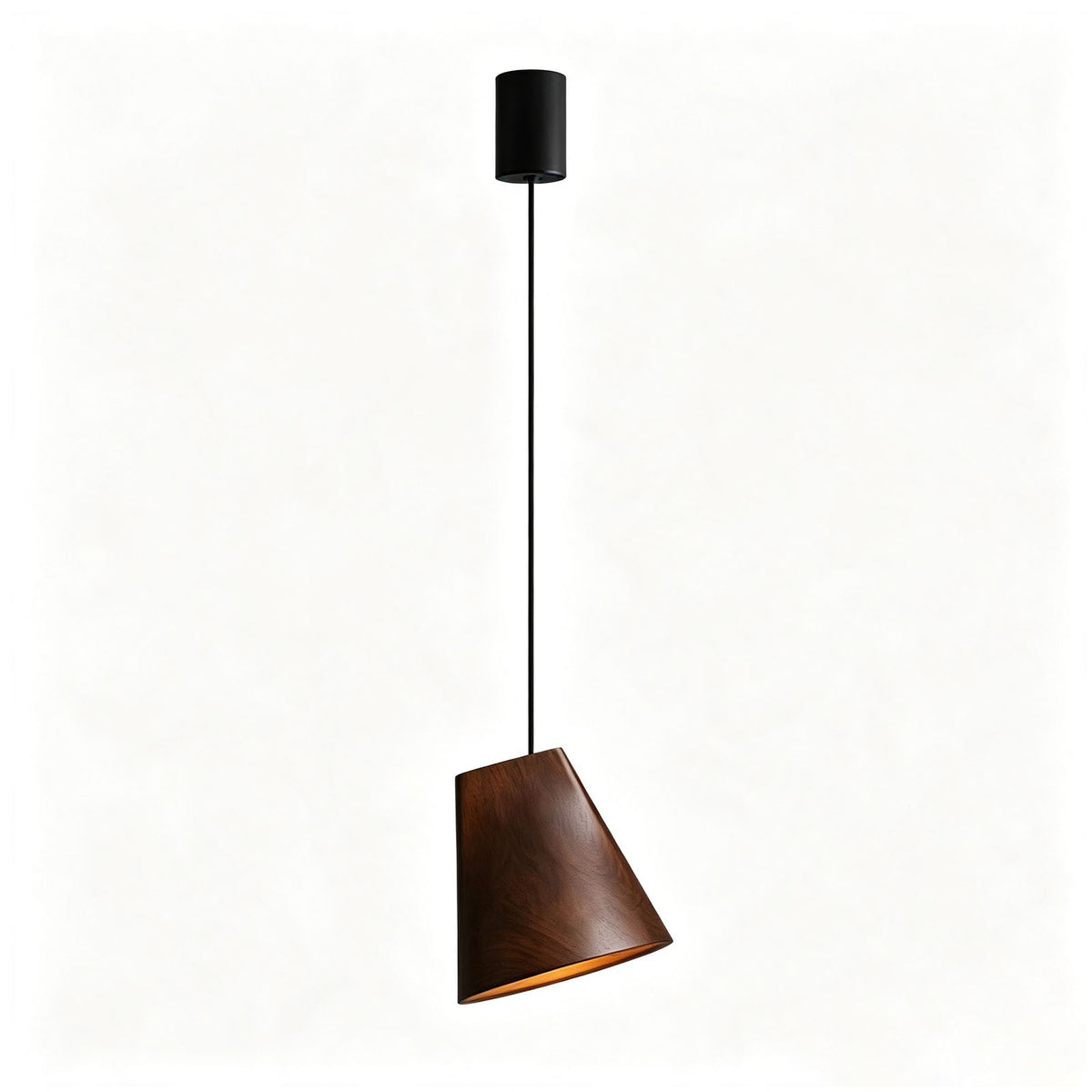 WOMO Wooden Taper Single Pendant Light-WM3256