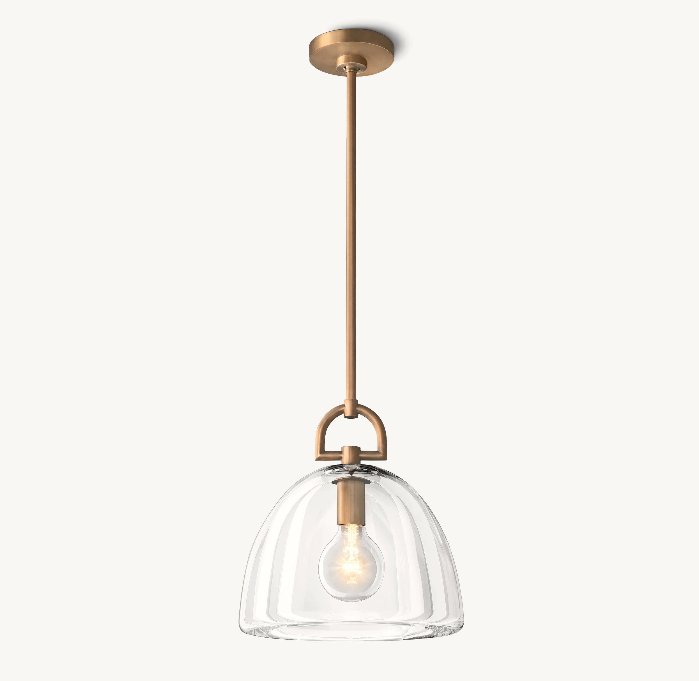 WOMO Dome Crystal Pendant Light - Botanist
