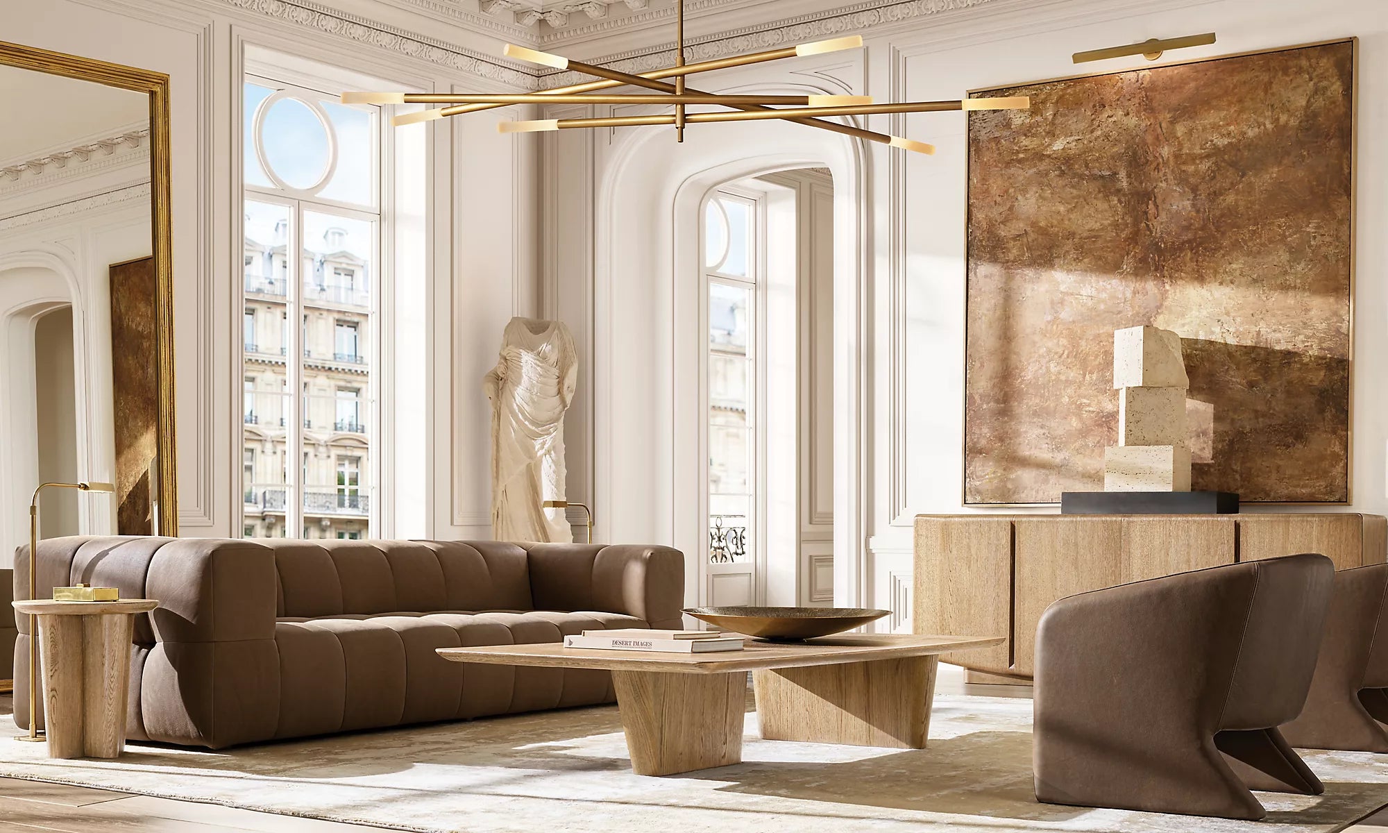 WOMO Rod Chandelier - Rousseau