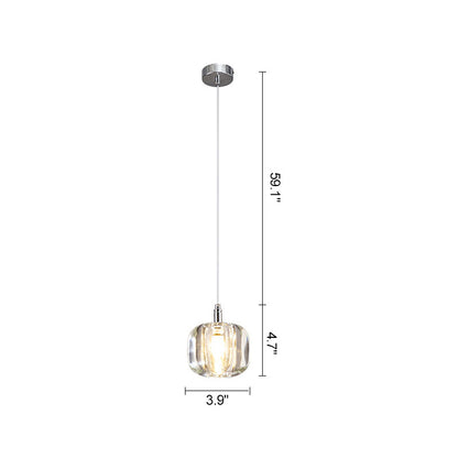 WOMO Colored Glass Multi Pendant Chandelier-WM2111