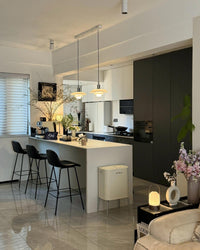 WOMO Danish Designer Milk Glass Pendant Lamp-WM2116