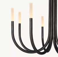 WOMO Candlestick Swoop Arm Chandelier - Rousseau