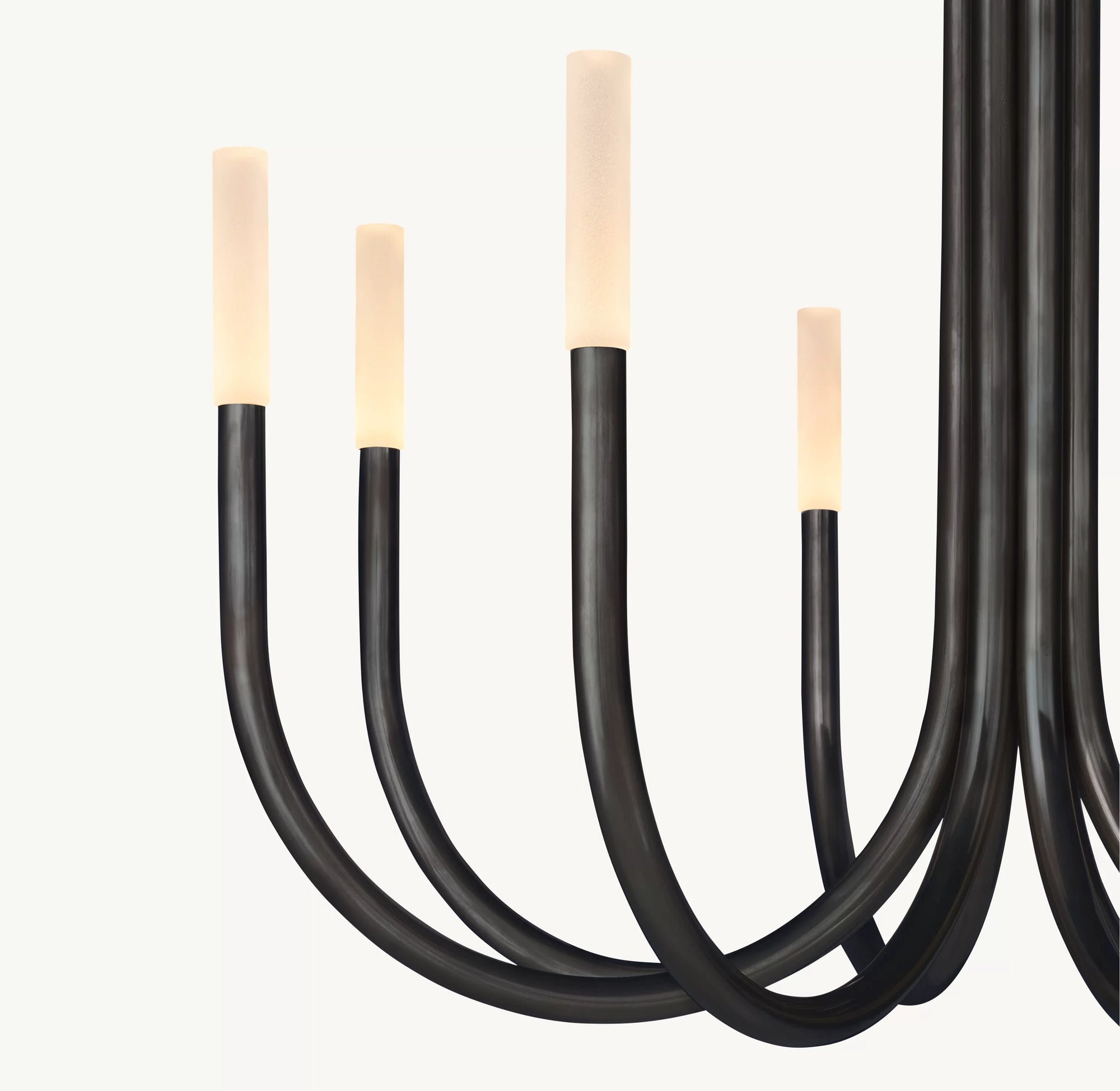 WOMO Candlestick Swoop Arm Chandelier - Rousseau