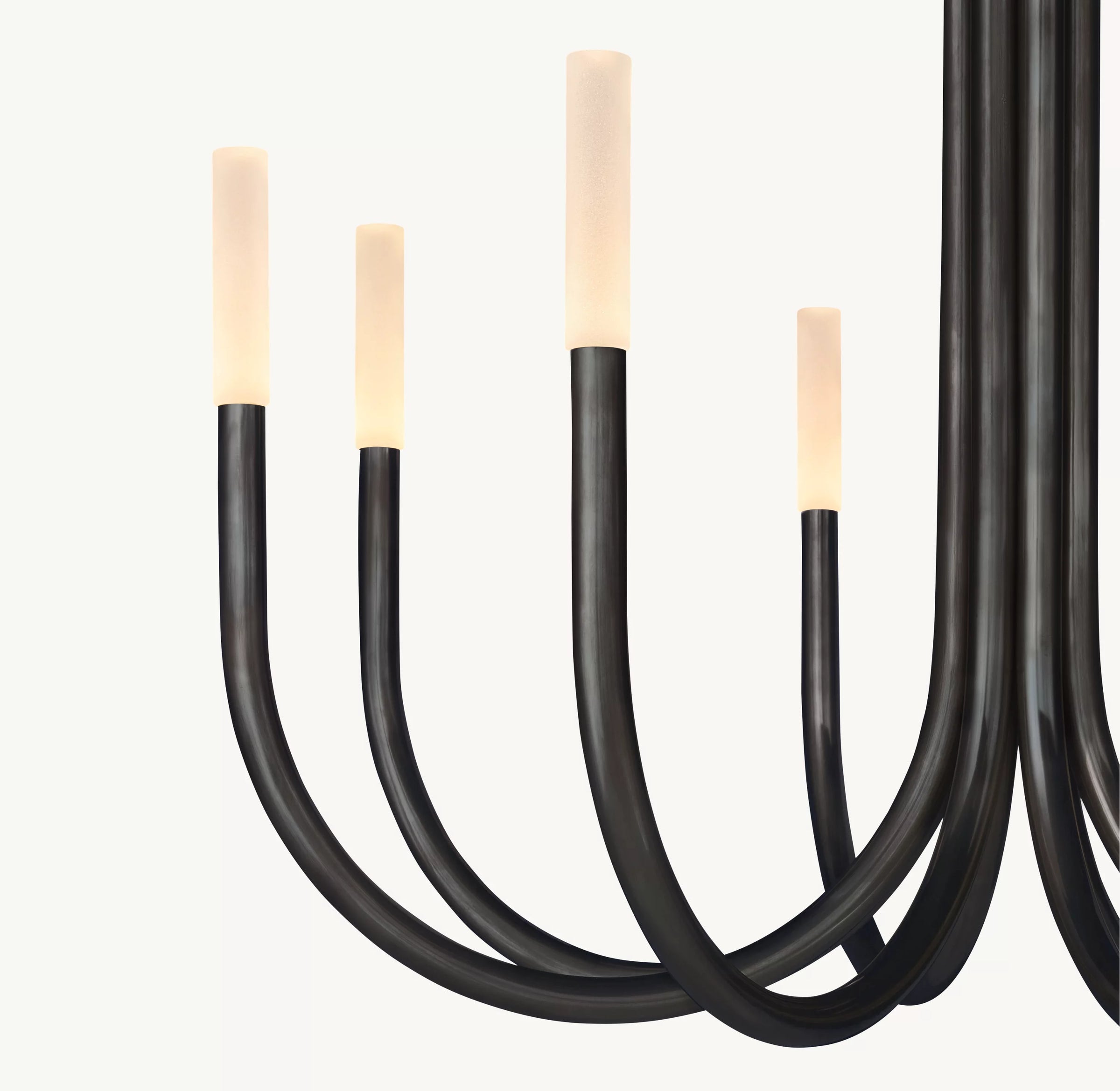 WOMO Candlestick Swoop Arm Chandelier - Rousseau