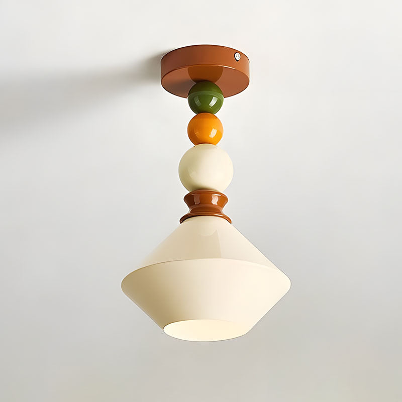WOMO Mid‑Century Colorful Bead Pendant Light-WM3239