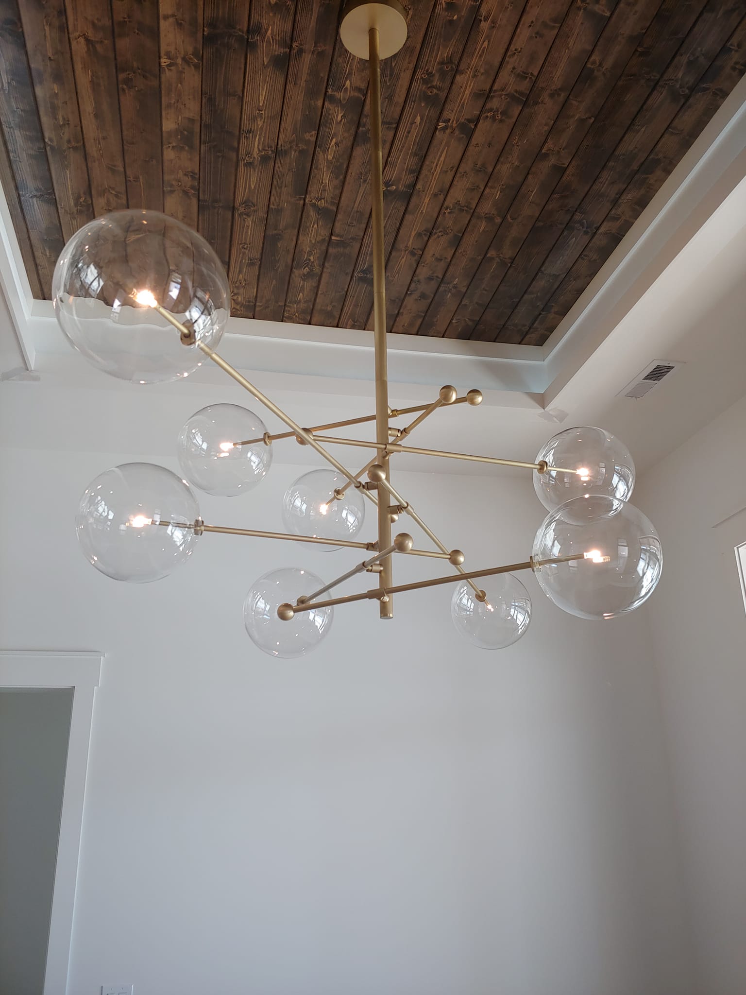 WOMO Sputnik Globe Glass Chandelier - Mobile