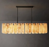 WOMO Alabaster Rectangular Chandelier - Calamette