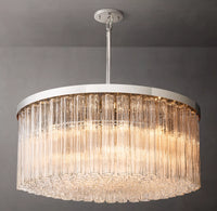 WOMO Tronchi Glass Round Chandelier - Cielo