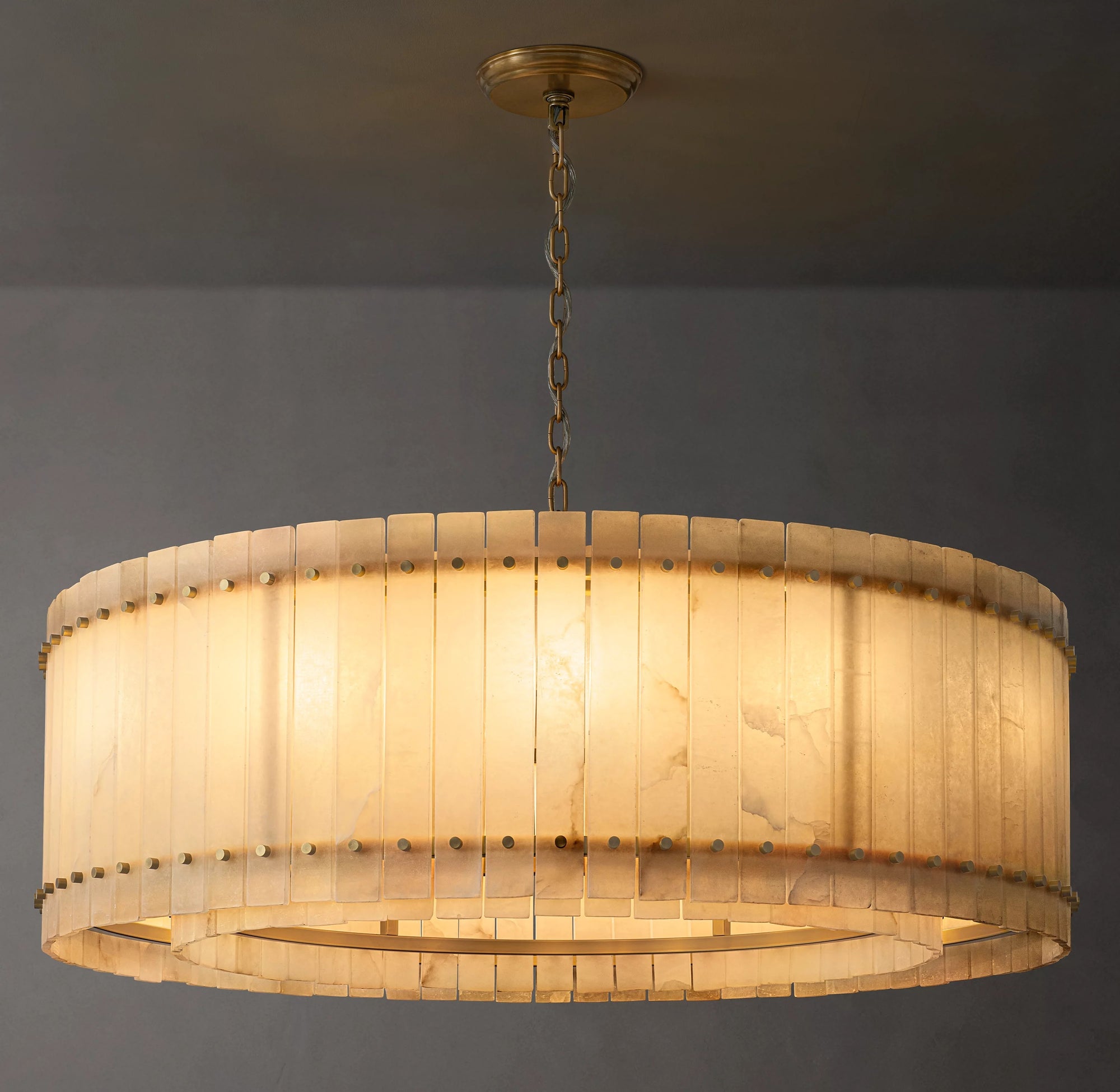 WOMO Alabaster Round Chandelier - San Marco