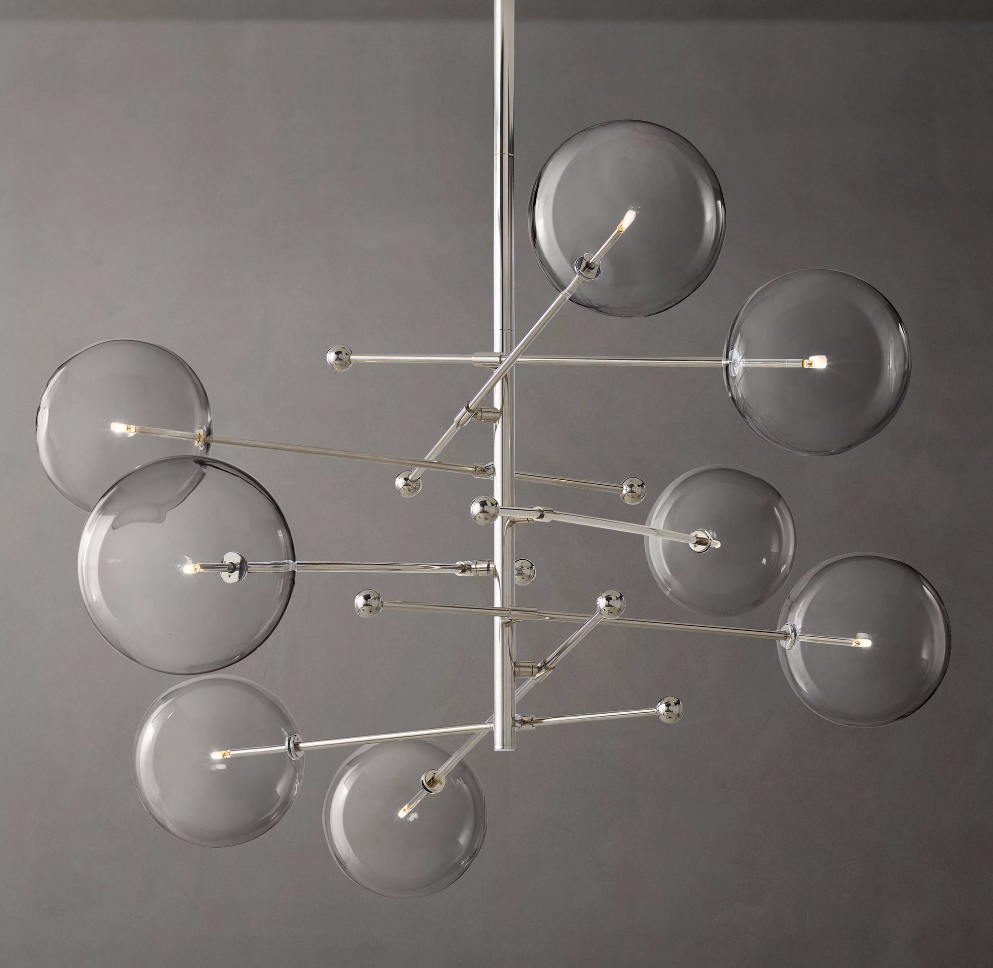 WOMO Sputnik Globe Glass Chandelier - Mobile