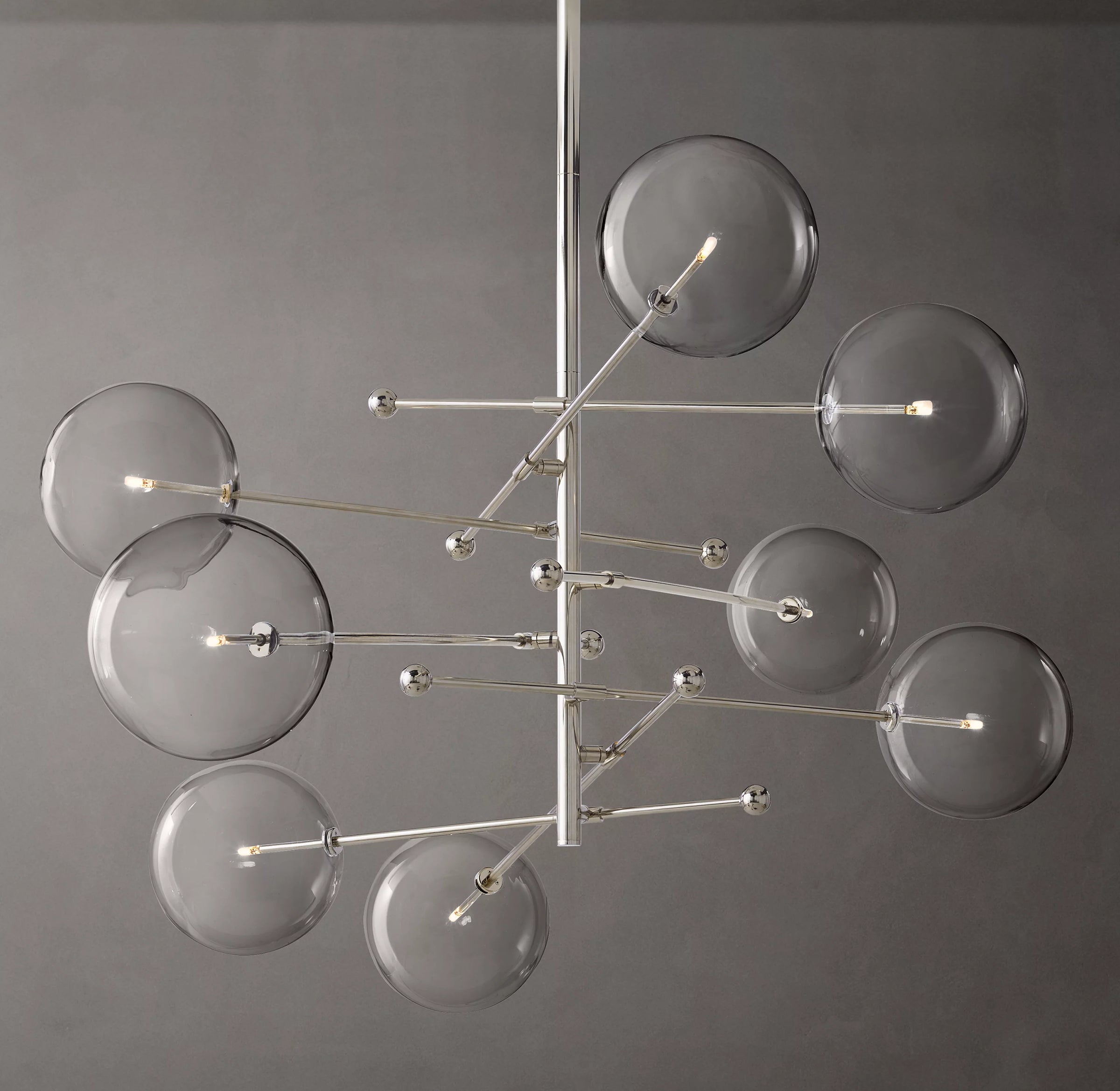 WOMO Sputnik Globe Glass Chandelier - Mobile