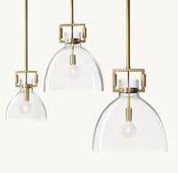 WOMO Dome Glass Pendant Light - Machinist