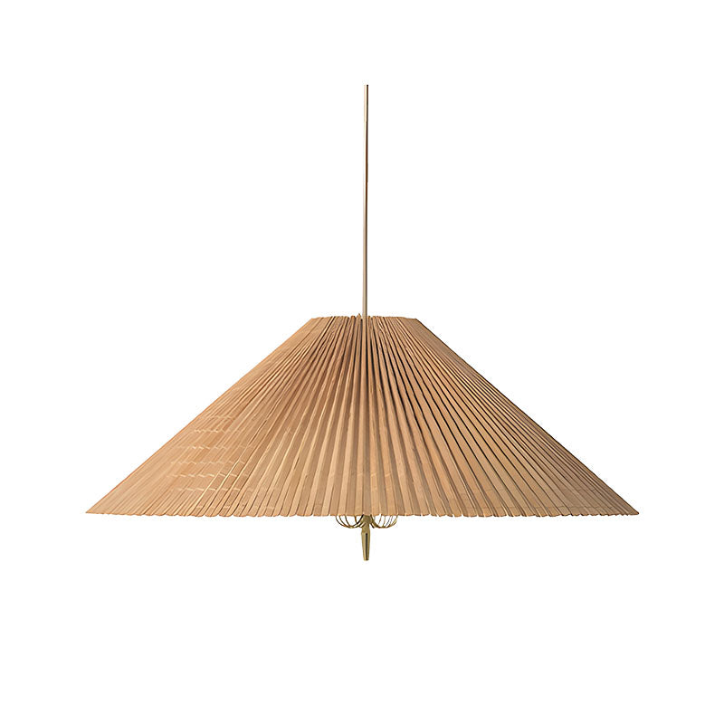WOMO Mid Century Modern Bamboo Cone Chandelier-WM3220