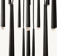 WOMO Pin Cascading Round Chandelier - Aquitaine
