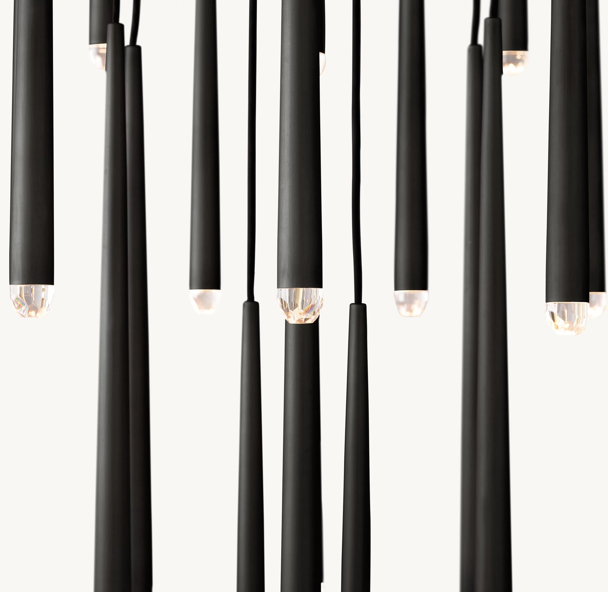 WOMO Pin Cascading Round Chandelier - Aquitaine