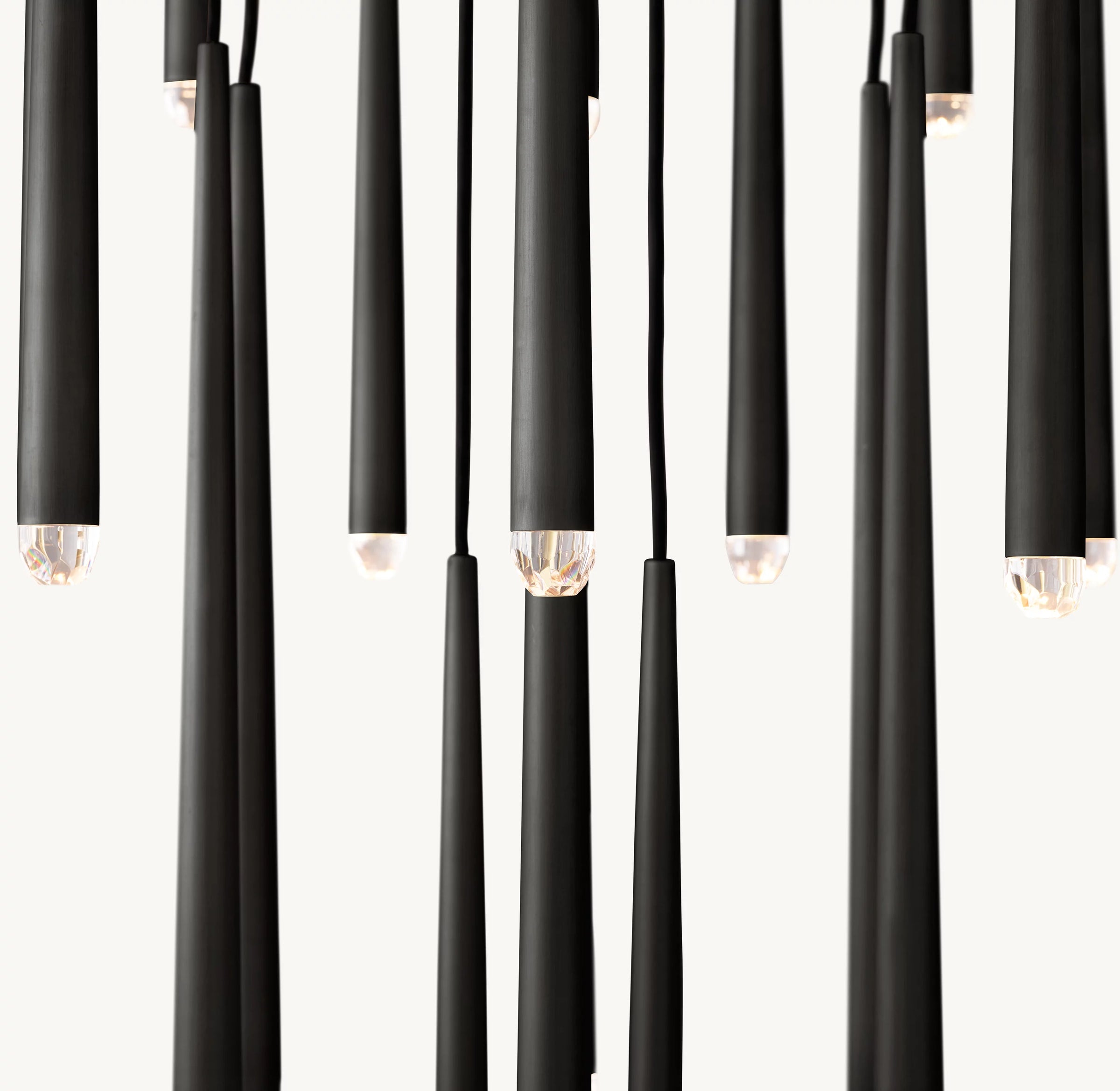 WOMO Pin Cascading Round Chandelier - Aquitaine