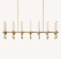 WOMO Candle Linear Chandelier - Fontanelle