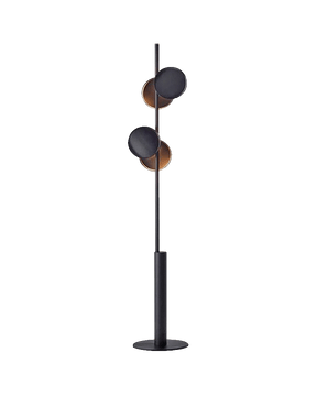 WOMO Black Pole Floor Lamp-WM7037