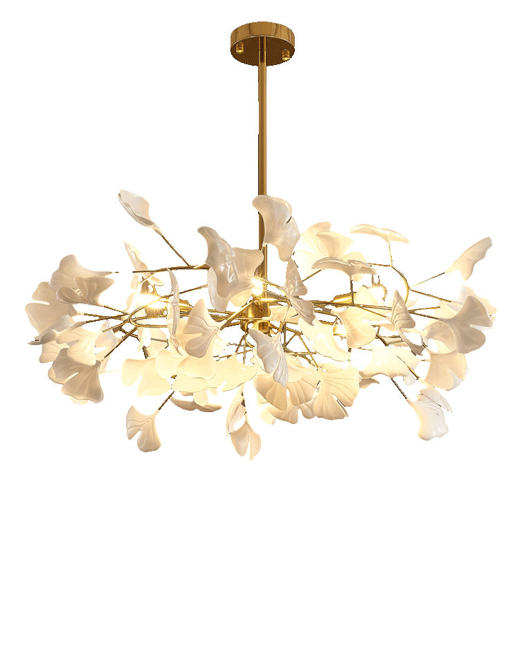 Womo Gingko Leaf Chandelier WM2205